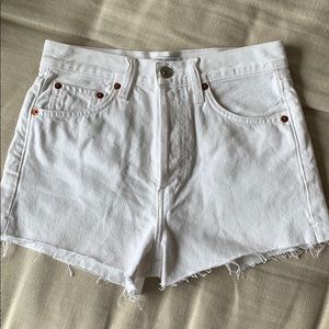Redone white shorts size 26
